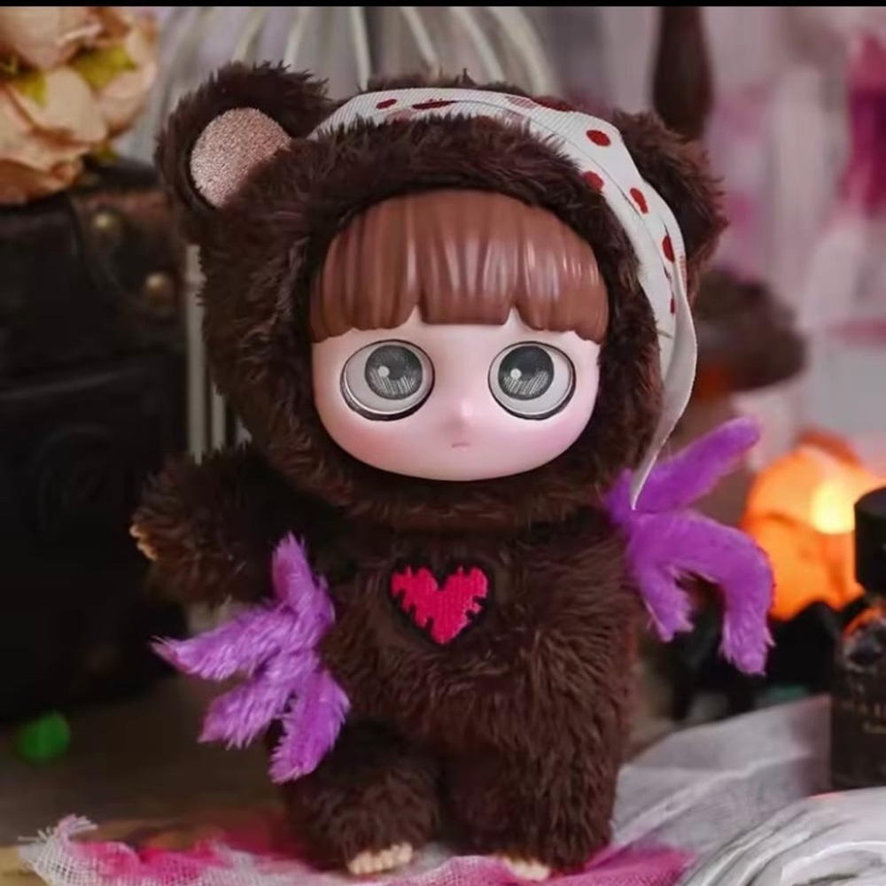 KIKI NIGHT ELF plush pendant blindbox spooky goth edgy dark alt